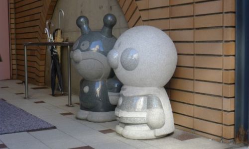 Zdjecie JAPONIA / Tokio / Tokio / Przed wejciem do bloku