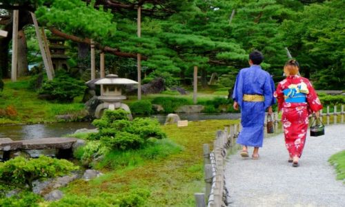 Zdjcie JAPONIA / Honsiu / Kanazawa / Kenroku-en