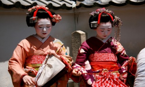 Zdjęcie JAPONIA / - / Kyoto / Przygotowania maiko
