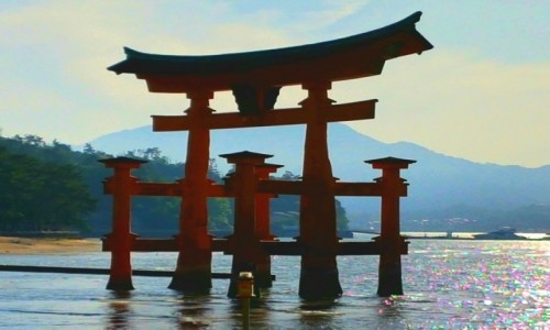 Zdjcie JAPONIA / HOKKAIDO / MIYAJIMA / TORI GATE