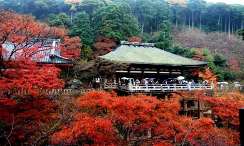 Zdjecie JAPONIA / Kioto / Świątynia Kiyomizudera / Jesien