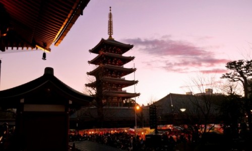 Zdjcie JAPONIA / Tokio / Asakusa / Pagoda