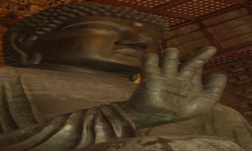 Zdjecie JAPONIA / brak / w świątyni Todaiji / Największy Budda na świecie