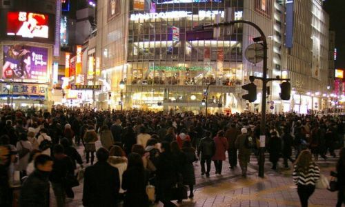 Zdjecie JAPONIA / tokio / okolice stacji Shibuya / bitwa pod Grunwaldem