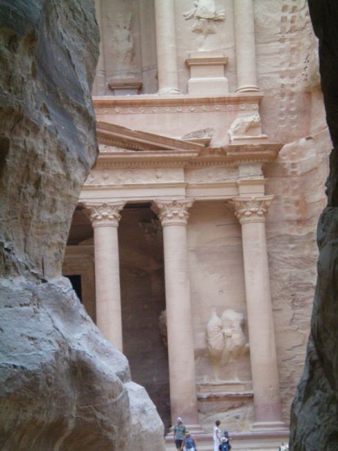 Zdjęcia: Petra, Jordania, już widać...., JORDANIA Zdjęcia: Petra, Jordania, już widać...., JORDANIA