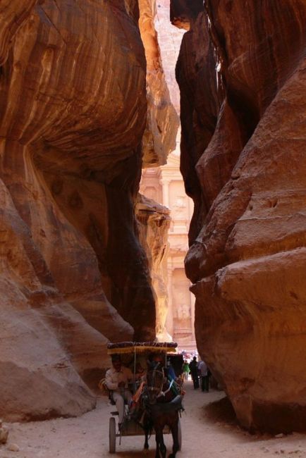 Zdjęcia: Petra, Petra, Ucieczka ze Skarbca, JORDANIA Zdjęcia: Petra, Petra, Ucieczka ze Skarbca, JORDANIA