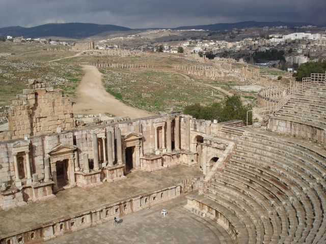 Zdjęcia: Jarash, Jarash, Panorama Jarashu, JORDANIA Zdjęcia: Jarash, Jarash, Panorama Jarashu, JORDANIA