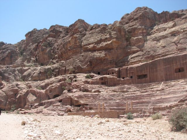 Zdjęcia: Petra, Amfiteatr, JORDANIA Zdjęcia: Petra, Amfiteatr, JORDANIA