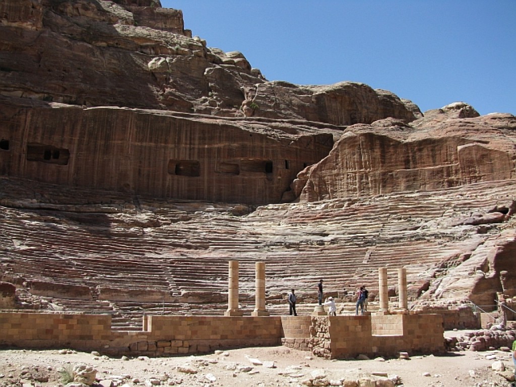 Zdjęcia: Petra, południowa Jordania, teatr antyczny, JORDANIA Zdjęcia: Petra, południowa Jordania, teatr antyczny, JORDANIA
