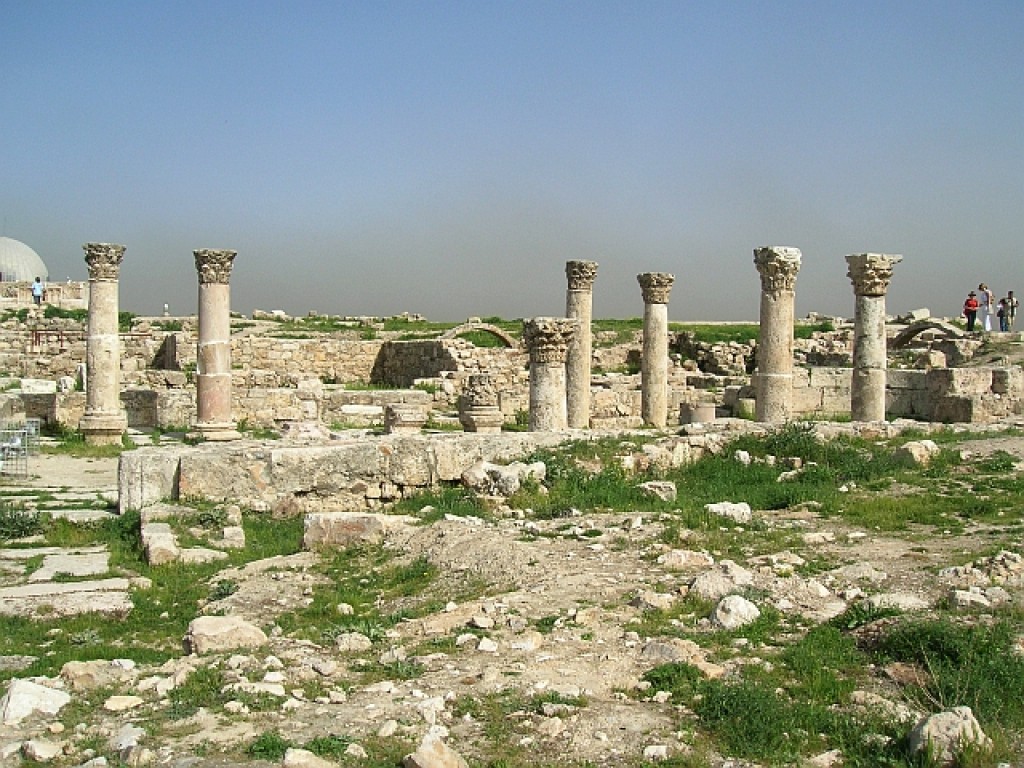 Zdjęcia: Amman, północna Jordania, świątynia Herkulesa, JORDANIA Zdjęcia: Amman, północna Jordania, świątynia Herkulesa, JORDANIA