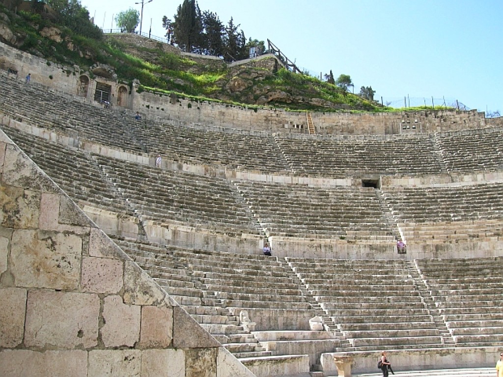 Zdjęcia: Amman, północna Jordania, teatr antyczny, JORDANIA Zdjęcia: Amman, północna Jordania, teatr antyczny, JORDANIA