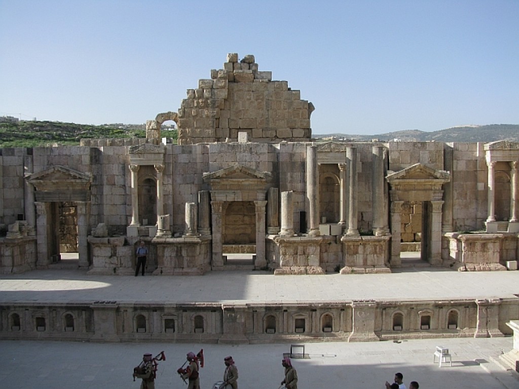 Zdjęcia: Jerash, północna Jordania, teatr północny, JORDANIA Zdjęcia: Jerash, północna Jordania, teatr północny, JORDANIA