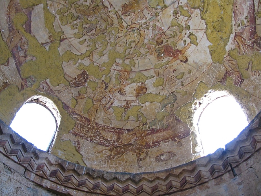 Zdjęcia: pałacyk Amra, środkowa Jordania, freski, JORDANIA Zdjęcia: pałacyk Amra, środkowa Jordania, freski, JORDANIA