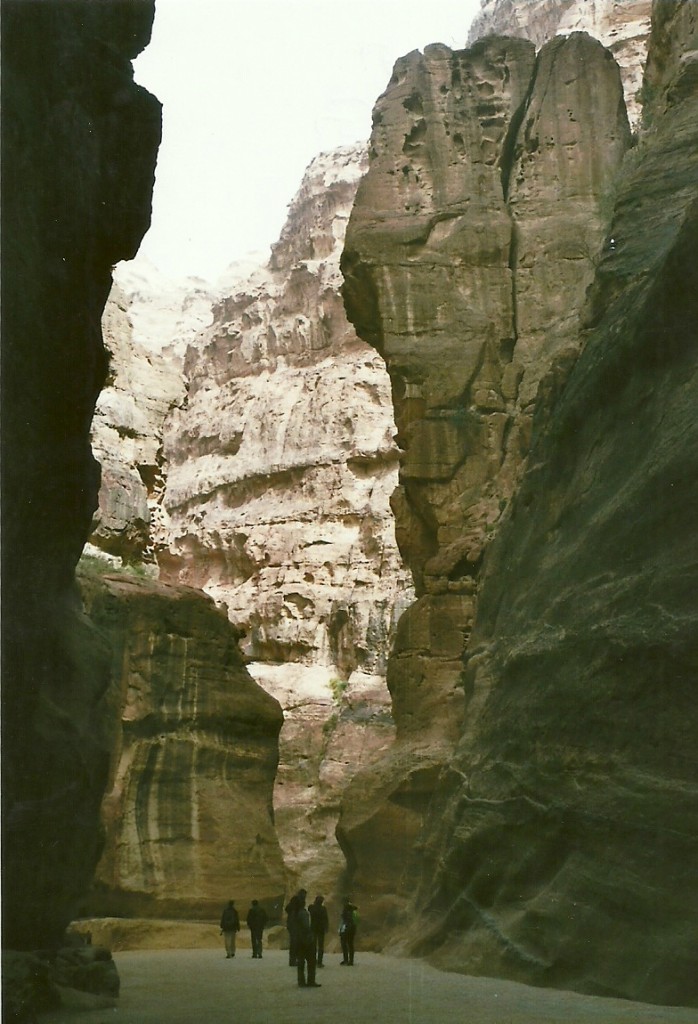 Zdjęcia: Petra, Płd. Jordania, Sik, JORDANIA Zdjęcia: Petra, Płd. Jordania, Sik, JORDANIA
