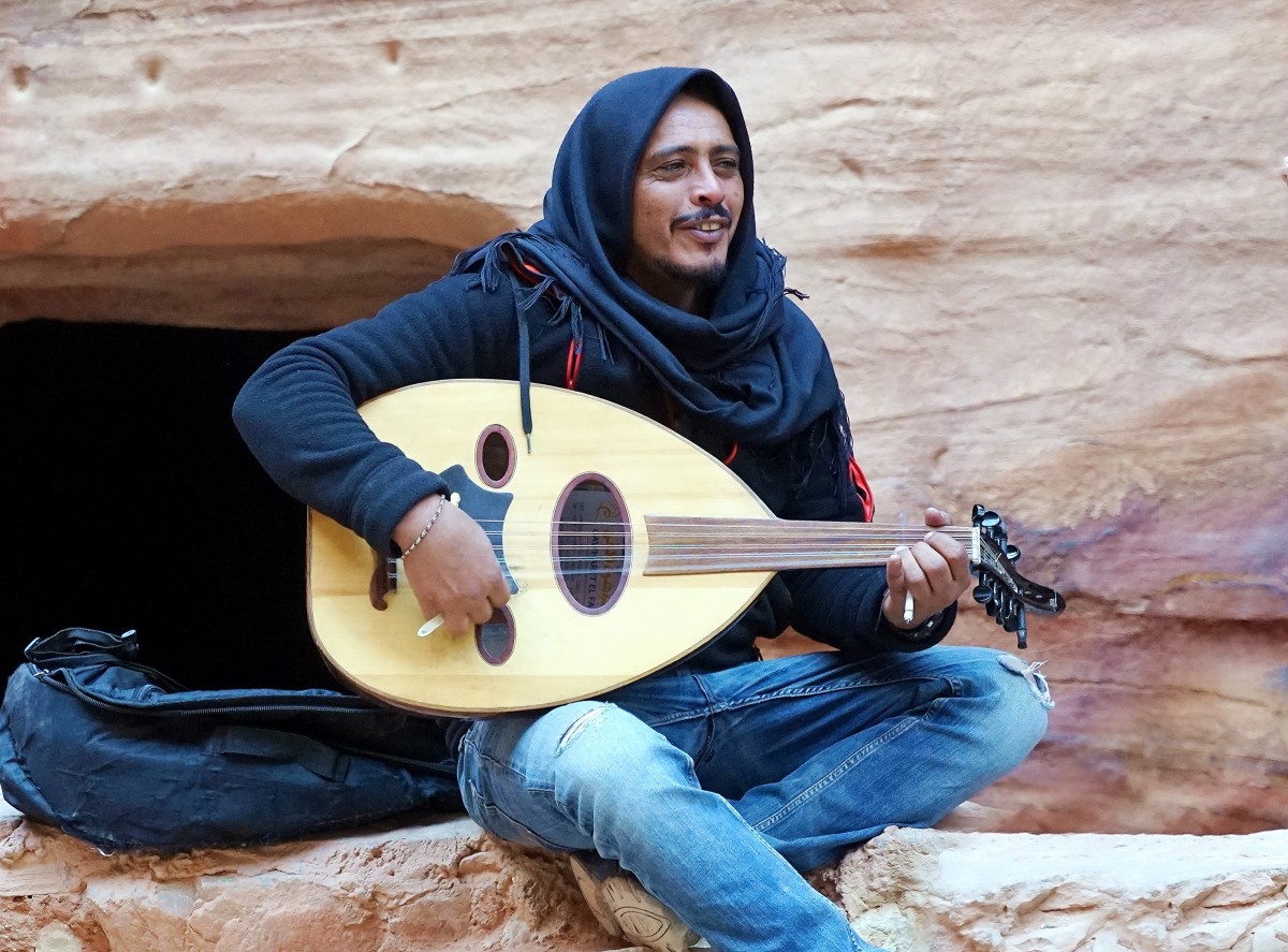 Zdjęcia: Petra , Muhafaza Ma'an, Trubadur, JORDANIA Zdjęcia: Petra , Muhafaza Ma'an, Trubadur, JORDANIA