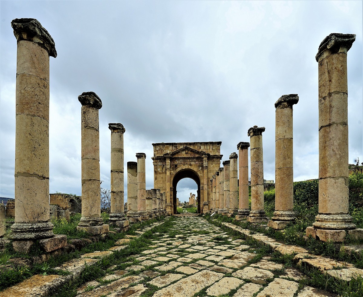 Zdjęcia: Jerash , Amman, Aleja, JORDANIA Zdjęcia: Jerash , Amman, Aleja, JORDANIA