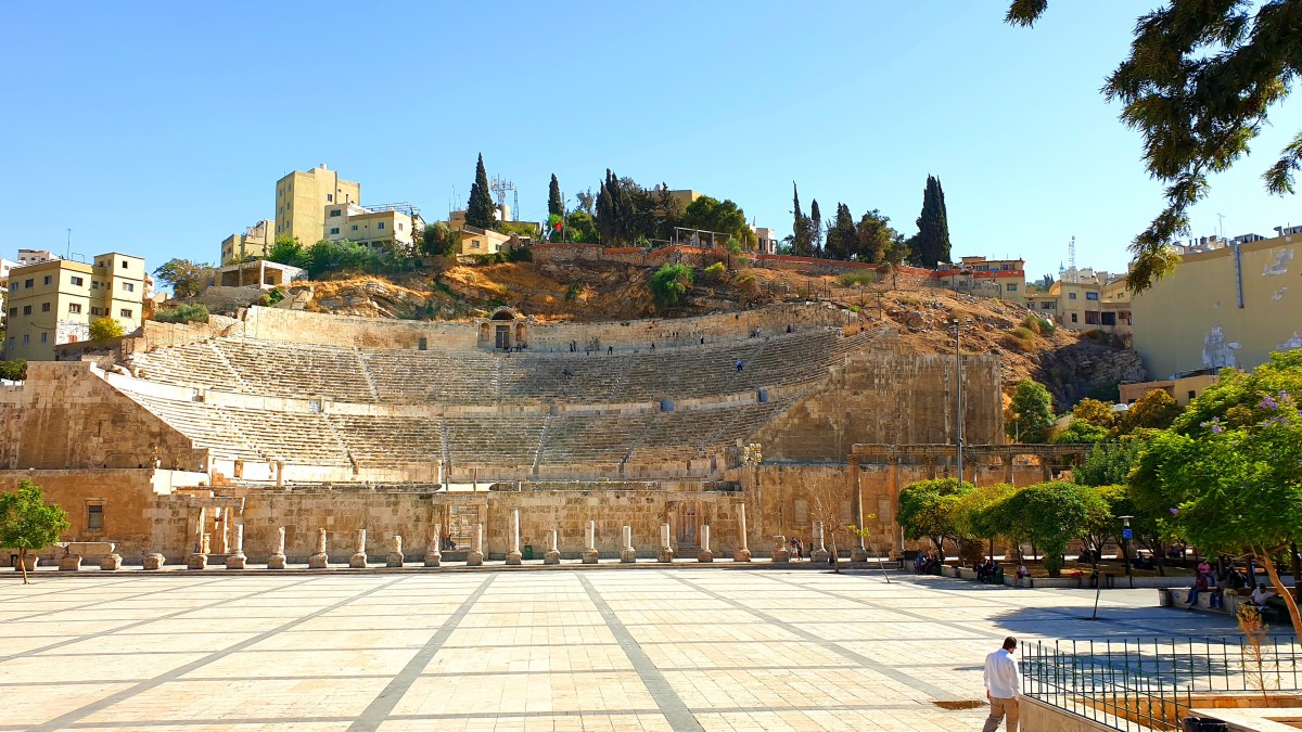 Zdjęcia: Amman, Amman, Amfiteatr, JORDANIA Zdjęcia: Amman, Amman, Amfiteatr, JORDANIA