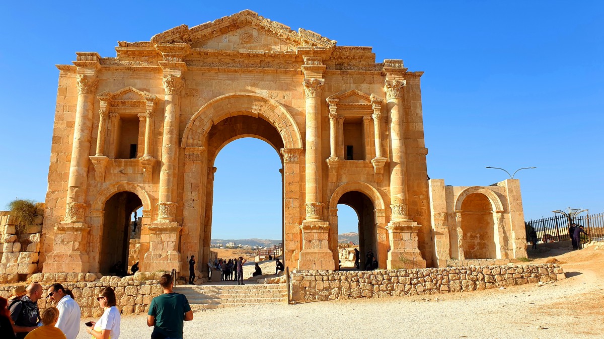 Zdjęcia: Jerash, Amman, Łuk Hadriana, JORDANIA Zdjęcia: Jerash, Amman, Łuk Hadriana, JORDANIA