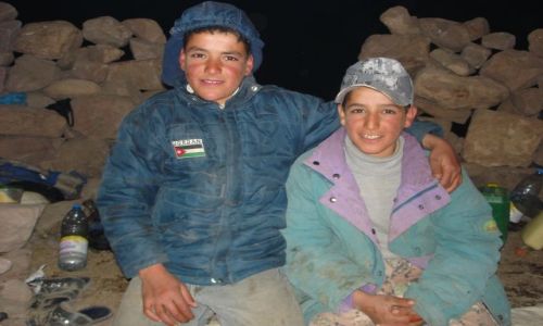 Zdjęcie JORDANIA / brak / Vadi Dana / bracia