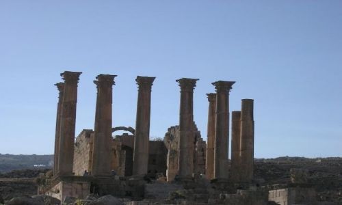 Zdjecie JORDANIA / brak / Jerash / Las kolumn