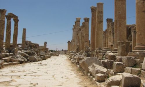 JORDANIA / pnocna Jordania / Deresz / Ruiny miasta rzymskiego