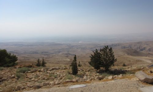 Zdjecie JORDANIA / rodkowa jordania / Gra Nebo / Widok na Ziemi Obiecan