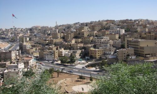 Zdjecie JORDANIA / rodkowa Jordania / Amman / Panoram stolicy