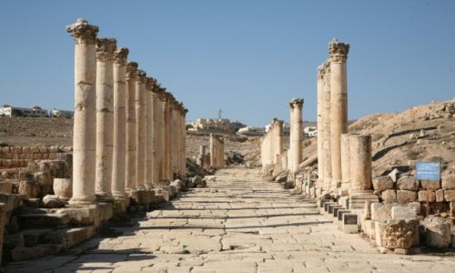 Zdjecie JORDANIA / Jerash / Jerash / Gereza  - podr w czasie