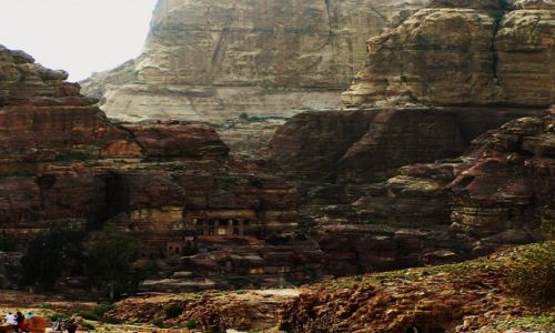 Zdjecie JORDANIA / Petra / Skalne miasto / Wrd kolorowych ska