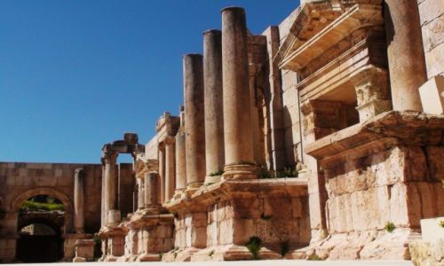 Zdjcie JORDANIA / Irbit / Jerash / Ruiny rzymskiego miasta