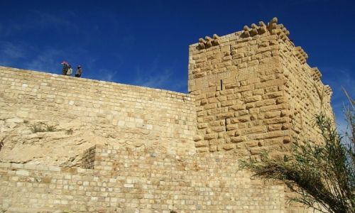 Zdjęcie JORDANIA / środkowa Jordania / okolice miasta Shoubak / zamek krzyżowców Montreal (Shobak)