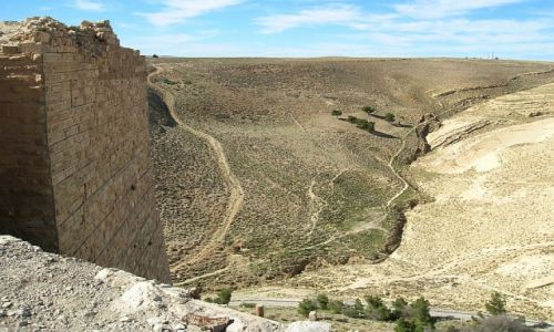 Zdjęcie JORDANIA / środkowa Jordania / okolice miasta Shoubak / widok z zamku Shobak