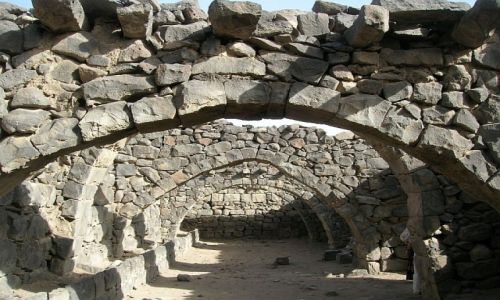 Zdjcie JORDANIA / centralno-wschodnia Jordania / miasto Al-Azraq / zamek Al-Azraq