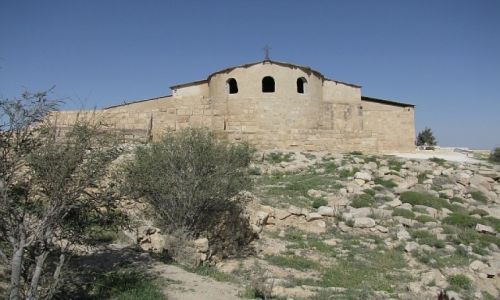 Zdjcie JORDANIA / zachodnia Jordania / Gra Nebo / koci bizantyjski