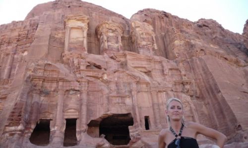 Zdjecie JORDANIA / Petra / Petra / Petra-miasto wykute w skale