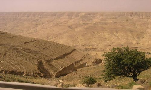 Zdjecie JORDANIA / brak / Wadi al-Mudib / Widoczek
