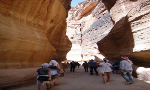 Zdjecie JORDANIA / - / Petra / niesamowity wwz