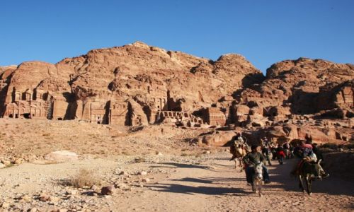 Zdjcie JORDANIA / Poudniowo-Zachodnia Jordania / Petra / Powrt