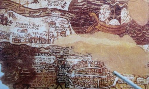 Zdjęcie JORDANIA / - / Madaba / Starożytna mapa Jerozolimy