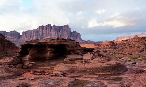 Zdjecie JORDANIA / Wadi Rum / . / Formacje skalne
