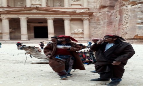 Zdjcie JORDANIA / Petra / Petra  / Jack Sparrow?