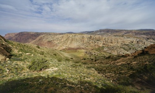 Zdjecie JORDANIA / Tafilah / Dana / Widok z obozowiska