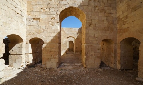 Zdjcie JORDANIA / Shobak / Krak de Montral  / Komnaty bez dachu