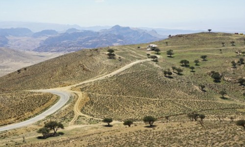 Zdjcie JORDANIA / Shobak / Krak de Montral  / Drogi do zamku