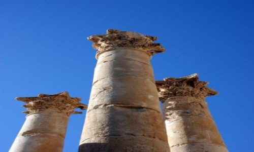 Zdjęcie JORDANIA / Jarash / Jarash / te kolumny...