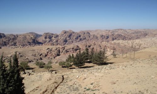 Zdjęcie JORDANIA / Ma an / okolice Wadi Musa / Krajobraz okolic Petry