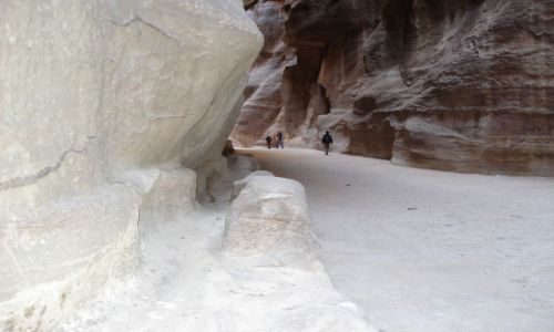 Zdjęcie JORDANIA / Ma an / Petra / Siq - fragment wodoci±gu
