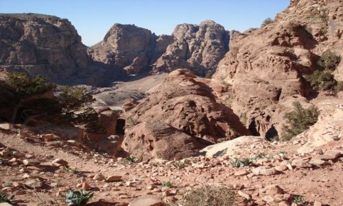 Zdjęcie JORDANIA / Ma an / Petra / Petra - krajobrazy