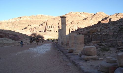 Zdjęcie JORDANIA / Ma an / Petra / Petra - panorama