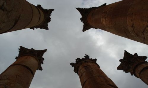 Zdjecie JORDANIA / Jarash / Jarash / Kolumny